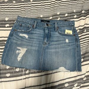 NWT Y2K Lucky Brand Cut Off Mini Skirt